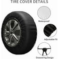 thumbnail image 4 of Bear and Mountain Spare Tire Cover Wheel Protectors for Decoration and Weather Protection for Trailers Rv SUV Truck Campervan Travel Trailer, 4 of 10