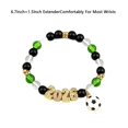 thumbnail image 2 of Soccer Baded Bracelet 2026 for Women Men, Football Charm Jewelry with USA Mexico Canada Theme, Game Day Accessory, Adjustable Fan Bracelet Gift, 2 of 3