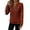 Coffee, variant on Womens Fall Pullover Tops Quilted 1/4 Zip Textured Long Sleeve Solid Color Sweatshirts Dailywear