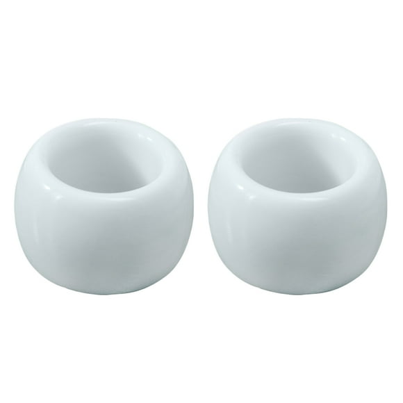 MasteelfCA 2 Pcs Support de Brosse à Dents Électrique en Céramique Épaissi Support de Rangement pour Brosse à Dents pour Maison Cuisine Salle de Bain (Blanc)