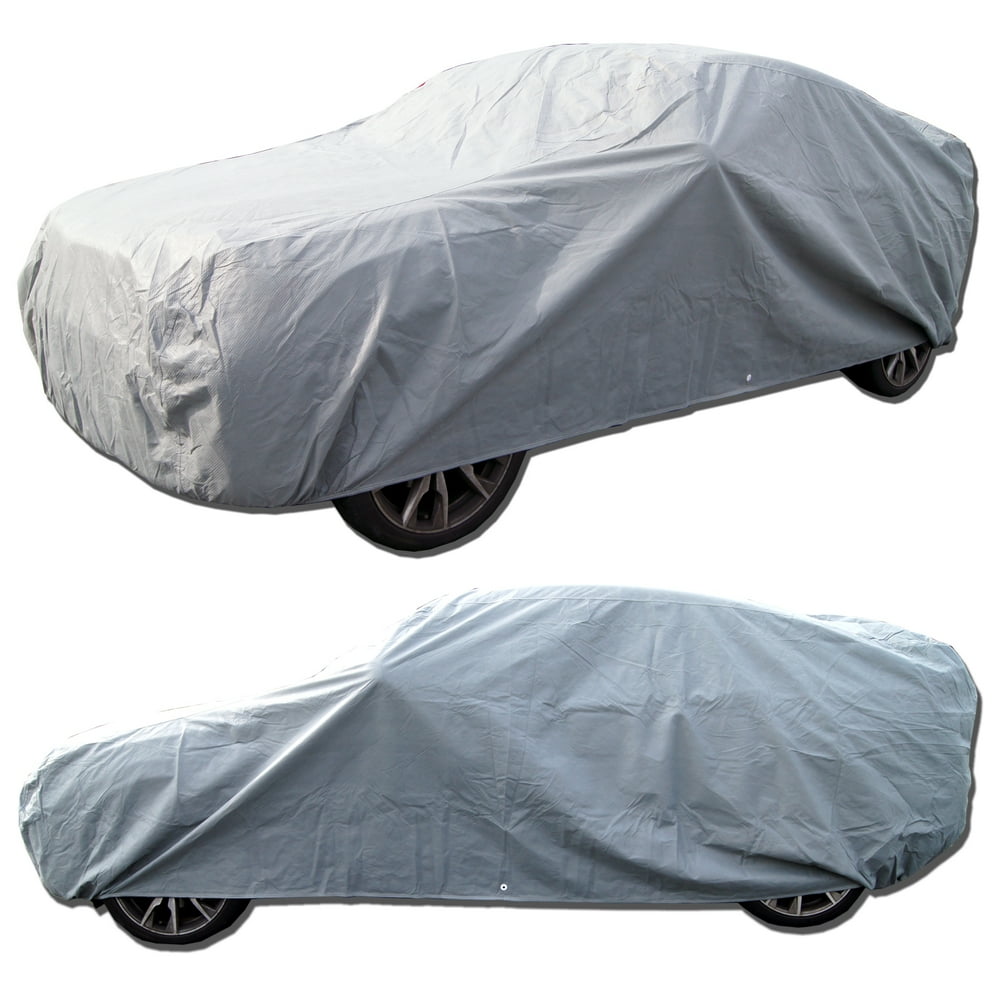 Tuningpros CCU4 Multiple Layers NonWoven Fabric Car Cover Waterproof