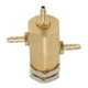 thumbnail image 5 of Válvula De Conmutación De Cobre, Instalación Simple Fuente De Agua Convertir Conector De 3 Mm Válvula De Conmutación Resistente A La Corrosión Para Clínicas, 5 of 7