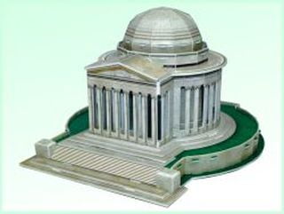 Cubic Fun 3D Puzzle Jefferson Memorial Washington USA Mittel 