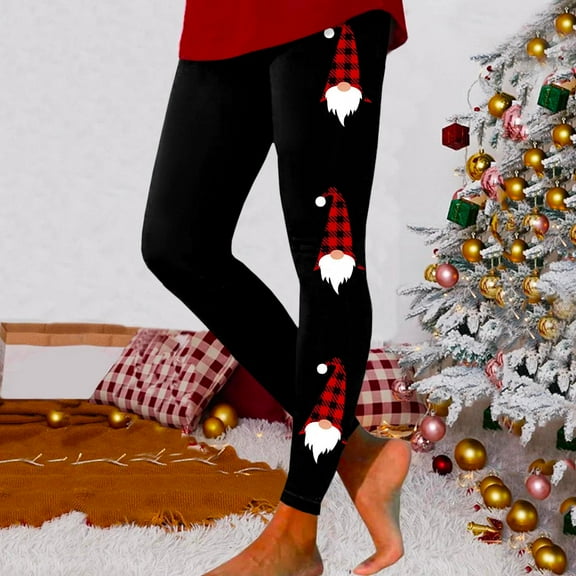 Herrnalise Warm Leggings For Women Winter Fashion Casual Women Printed Gradient Span Ladies High Waist Wide Leg Trousers Yoga Pants Long Pants Gifts For Women