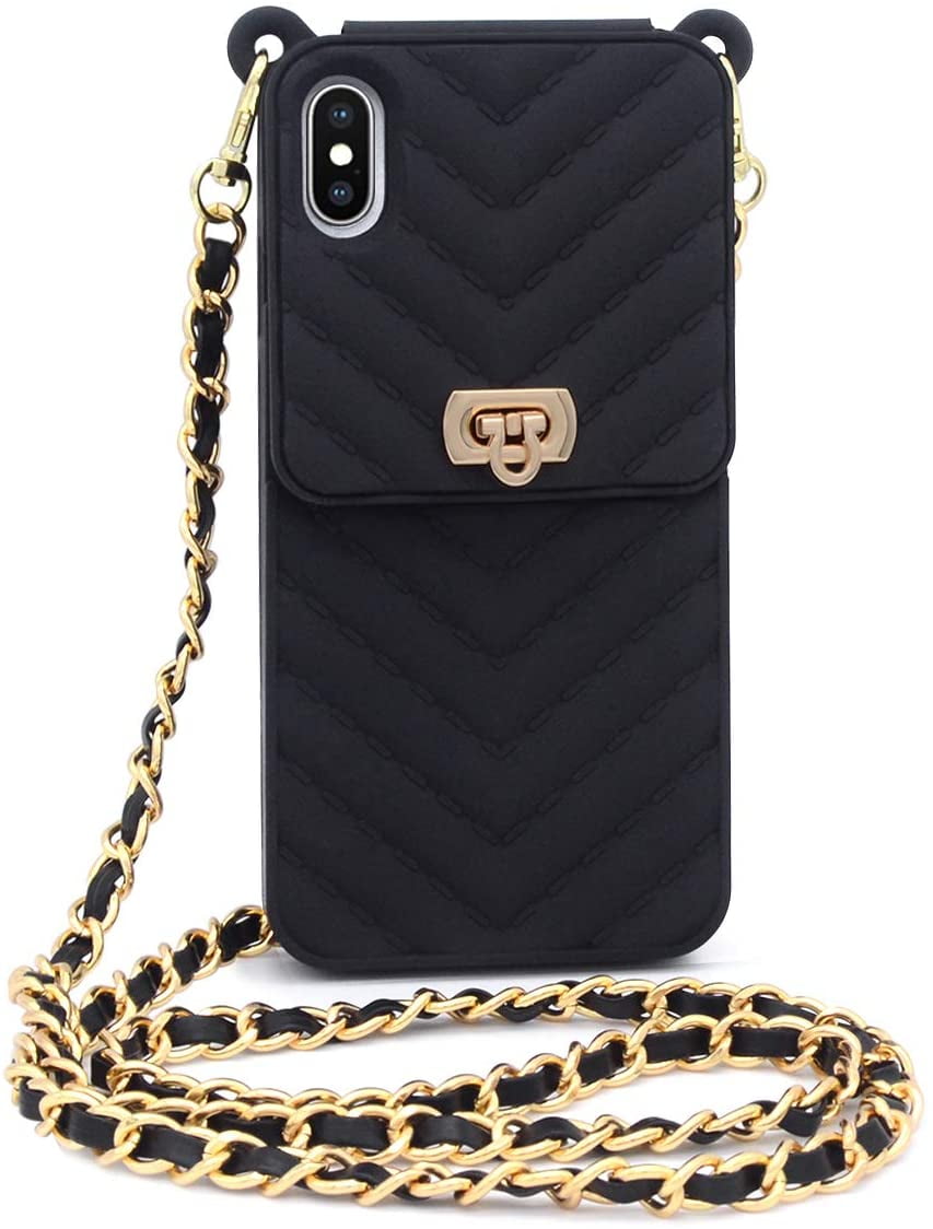 iphone xr crossbody wallet case