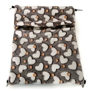 SPRING PARK Hanging Envelope Hammock for Small Animals, Warm Sugar Glider Hammock Nest, Guinea Pig Cage Accessories Bedding for Chinchilla Ferret Squirrel Rat Playing Sleeping