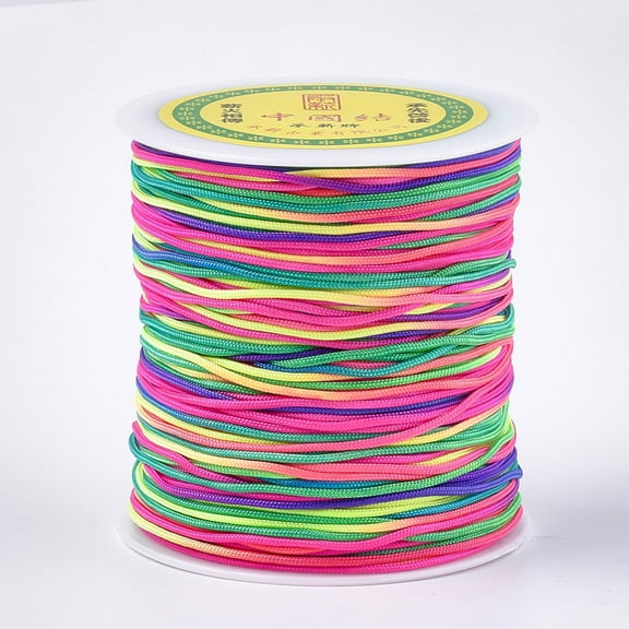 1 roll Nylon Thread Colorful 1.5mm 120.29 yards(110m)/roll