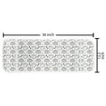 thumbnail image 2 of Tea Party Microwave Oven Cover, Engraving of Freshly Baked Bun Hot Cup of Tea Hearts Graphic Print, Water Resistant Organizer with Pockets for Kitchen, 36" x 12", Charcoal Grey and White, by Ambesonne, 2 of 4
