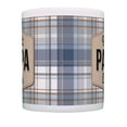 thumbnail image 3 of ThisWear Papa Mug Best Papa Ever Cup Papa Gifts Fathers Day Mug Papa Present Coffee Mug Blue Plaid, 3 of 4