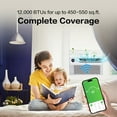 thumbnail image 2 of Zimtown Window Air Conditioner, 12000 BTU Smart Inverter Air Conditioner With Remote/App Control, Energy Saving Window AC Unit with Dehumidifier, Fan, Ultra Quiet, 2 of 9