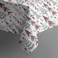 thumbnail image 5 of White Christmas Tree Pattern Square Tablecloth,Waterproof Square Table Cover,Wipeable Spillproof Washable Table Cover for Home Kitchen Party Decor 42"X42"(107x107cm), 5 of 6
