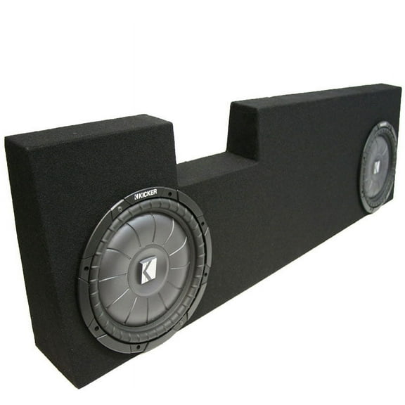 Ford F550 Super Crew Truck 04-13 Dual 10" Sub Subwoofer Box Kicker Cvt10 Package