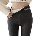 thumbnail image 4 of Moda Casual mujer Span señoras Leggings cintura alta mantener caliente pantalones largos Fridja  hfkajh99526, 4 of 7