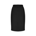 thumbnail image 7 of Women's 2 Piece Midi Skirt Sets Solid Color Business Casual Outfits Long Sleeve Cardigan Matching Dressy Suits, 7 of 7