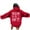 Red, variant on Womens Hoodies Cute Ribbon Bow Graphic Hoodie Vintage Oversize Drop Shoulder Aesthetic Pullover Sweatshirt with Front Pocket Oversized Sweatshirt Women Light Blue S