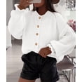 thumbnail image 2 of Cardigan PRETTYGARDEN Mujer Corto Blanco XXL, 2 of 5