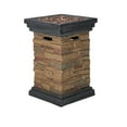 thumbnail image 2 of Northlight 29.25" Classic Stone Column Style Gas Fire Pit, 2 of 2