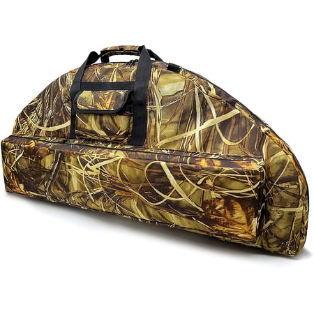 Padded Soft Compound Bow Case Lightweight Carry Bag with Arrow Pocket & Secure Zipper