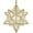 Gold, variant on Brass Moravian Star Light in Seeded Glass Pendant Lights Fixture 15 inch