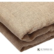 AK TRADING CO. 40 Wide Burlap Fabric 10oz Natural - Heavy Duty 100% Jute Material for Upholstery, Home Dcor, Gardening, Wedding Projects - Eco-Friendly & Biodegradable - 40 Inches x 2 Yards