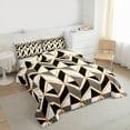 thumbnail image 3 of Homewish Geometric Stripes 2pcs Bedding Comforter Set for Female Men Women,Retro Minimalist Twin Comforter Sets,Vintage Aesthetic Breathable Bedding Set,Microfiber Bedroom Decor,Reversible, 3 of 8