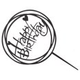 thumbnail image 3 of Happy Birthday Acrylic Mirror Cake Topper Cake Decoration Party Supplies (Black), 3 of 4