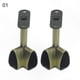 thumbnail image 1 of 2-Pack Ceiling Mount Corner Wardrobe Rod Holder Clothes Rail Support Bracket, 1 of 5