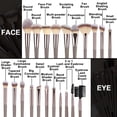 thumbnail image 4 of 3-20PCS Makeup Brushes Set Eyeshadow Fluffy Foundation Concealer Blush Highlighter Storage Box Female Cosmetics Beauty Tools,makeup brush set, 4 of 27