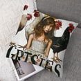 thumbnail image 7 of nygtbtfer Farmhouse Chicken Themed Pillowcase Decorations for Home, Just A Girl Who Loves Chickens Throw Pillow Cover, Chicken Lover Gifts, Farmer Girl Gifts White, 7 of 7