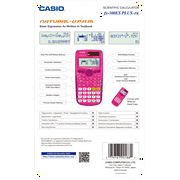 Casio FX-300ES PLUS Natural Textbook Display Scientific Calculator, Pink