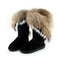thumbnail image 4 of APHNUS Winter Snow Boots with Premium Leather Upper & Warm Faux Shearling Insulation, 4 of 7