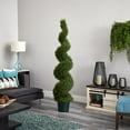 thumbnail image 2 of Nearly Natural Home Decor 6' Rosemary Spiral Tree (Indoor - Outdoor), 2 of 5
