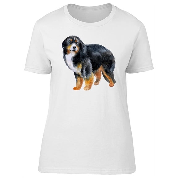 Bernese Mountain Dog Portrait T-Shirt Women -Image by Shutterstock, Female Large
