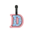 thumbnail image 1 of 1PC PVC Alphabet Luggage Hanging Tags Suitcase ID Address Label Baggage Travel Tag (D), 1 of 9