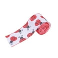 thumbnail image 2 of Ckraxd Red Polka Dot Ladybug Ribbon - Spring Summer Gift Packaging Tape, Decorative Fabric Ribbon for Home Décor, Wrinkle-Free, 197 Inch Long, Machine Washable, 2 of 2