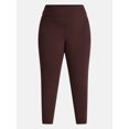 thumbnail image 3 of Terra & Sky Women's Plus High Waist Full Length Leggings, Sizes 0X-5X, 3 of 3