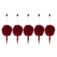 thumbnail image 1 of Uxcell 5Pcs Bolígrafos Beadable Esponjosos, Bolígrafos de Plástico Esponjoso para Regalos DIY, Escritura, Suministros de Oficina, Rojo Vino, 1 of 7