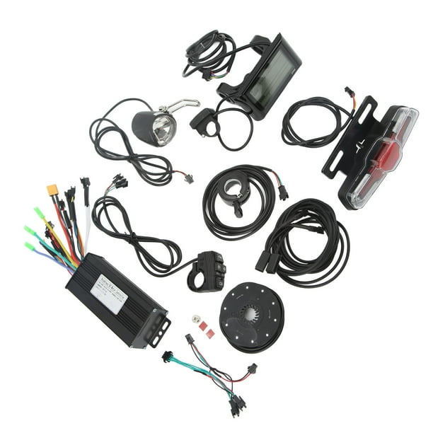 Kit De Controlador De Bicicleta Eléctrica, Kit De Conversión De Bicicleta Eléctrica Con Motor De Panel 750W-1000W Para Scooter