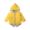 thumbnail image 2 of Chandails à Capuchon pour Tout-Petits Enfants Bébé Fille Garçon Manteau d'Extérieur Dinosaure 3D Veste Chaude d'Hiver, 2 of 5