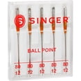 thumbnail image 3 of shiyou-SINGER Ball Point Sewing Machine Needles, Size 80/12-5 Count, 3 of 4