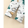 thumbnail image 7 of Mikrdoo Baby Boys Outfits Dinosaur Long Sleeve For Winter Tops Pants 2Pcs Clothes Set White 9-12 Months, 7 of 7