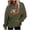 Green, variant on Blouses for Women Winter Fall Loose Fit Hooded Long Sleeve Cap Cold Shoulder with Pocket Graphic Leisure Cotton Sweatshirt Hoodie(Khaki,XL)