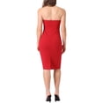 thumbnail image 3 of INSPIRE CHIC Off Shoulder Tube Dress for Women's Sleeveless Evening Party Bodycon Dresses S Red, 3 of 6
