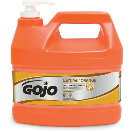 Gojo®, GOJ094504, NATURAL* ORANGE Smooth Hand Cleaner, 1 Each, Orange, 1 gal (3.8 L)