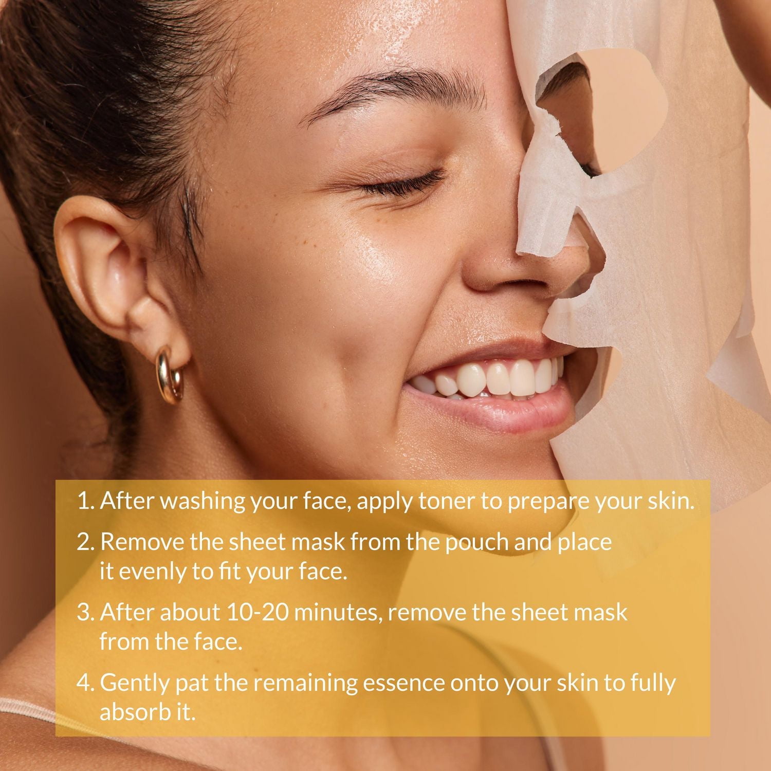 Soo'AE Vitamin C + Niacinamide Brightening Serum Mask, Volume : Net 0.81 OZ. / 23 g