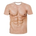 thumbnail image 2 of 3x3D Gráfico Digital Impreso MuscleT-shirt Hombres Navidad Halloween XL, 2 of 6