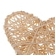 thumbnail image 4 of 5 adornos decorativos de ratán para Navidad y cumpleaños. Corazón Natural 5 Piezas, 4 of 7