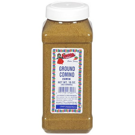 Fiesta Brand Ground Comino (Cumin), 16 oz jar (Best Chili Powder Brand)