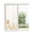 Orange, variant on Window Privacy Film, Orange Tropical Palm Tree UV Sun Blocking Window Tint Film Heat Control One Way Blackout Window Film, Summer Botanical Monstera Plants Non Adhesive Static Cling 35.4x78.7 In