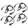 thumbnail image 2 of Auricular Walkie Talkie, 4 juegos G‑Q Walkie‑Talkie Auriculares colgantes Auriculares con cabeza K Estética elegante, 2 of 9